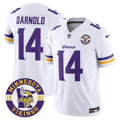 MIN King Of The North Patch Vapor Limited Jersey - Est. 1961 Patch - All Stitched-DTD