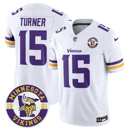 MIN King Of The North Patch Vapor Limited Jersey - Est. 1961 Patch - All Stitched-DTD