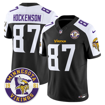 MIN King Of The North Patch Vapor Limited Jersey - Est. 1961 Patch - All Stitched-DTD