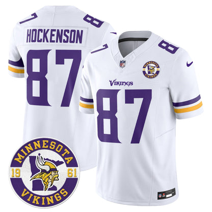 MIN King Of The North Patch Vapor Limited Jersey - Est. 1961 Patch - All Stitched-DTD