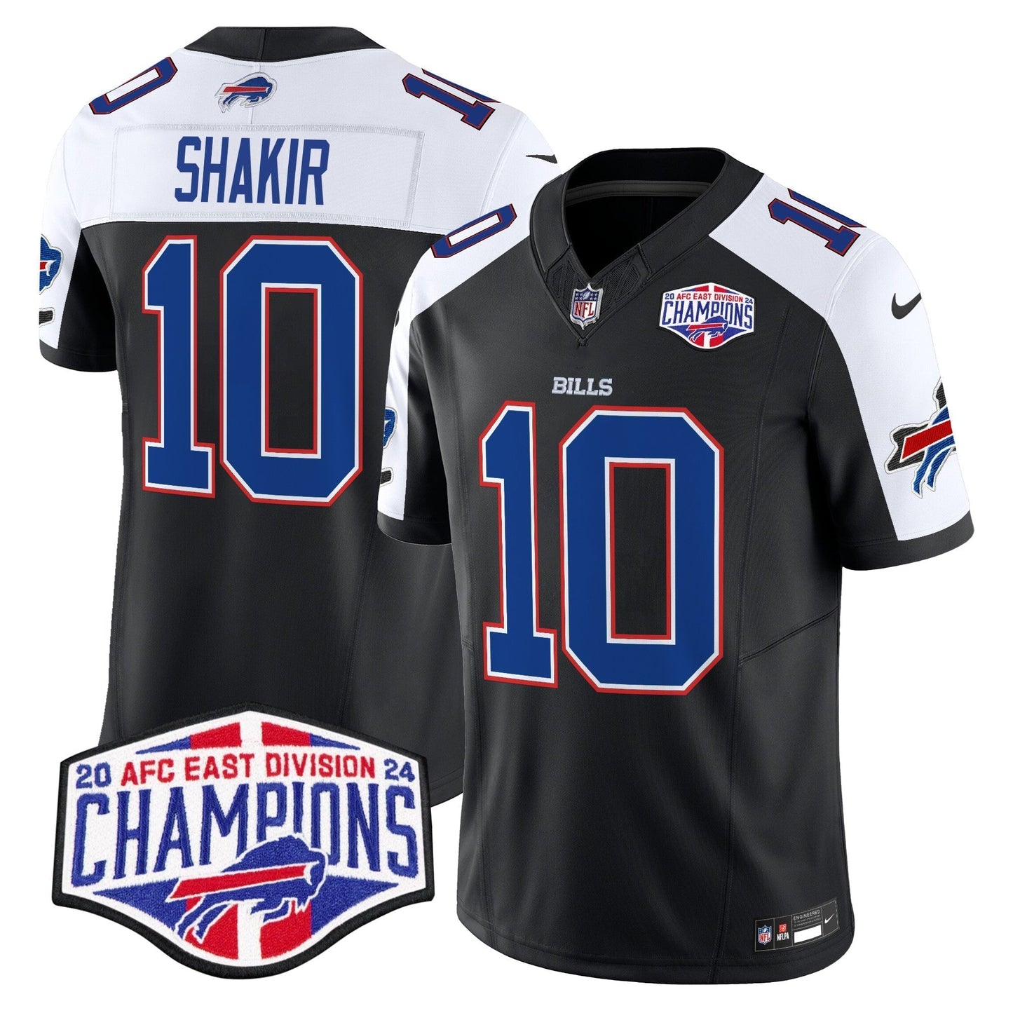 Bills 2024 AFC East Division Champions Vapor Limited Jersey - All Stitched-DTD