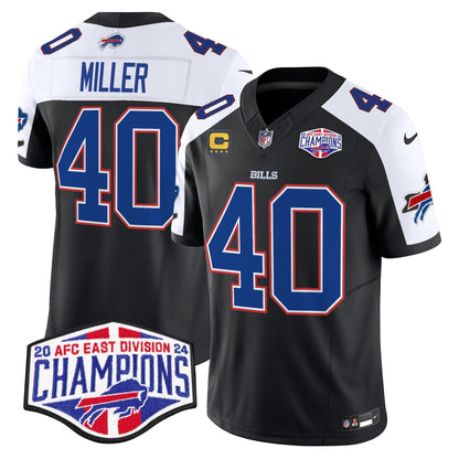 Bills 2024 AFC East Division Champions Vapor Limited Jersey - All Stitched-DTD