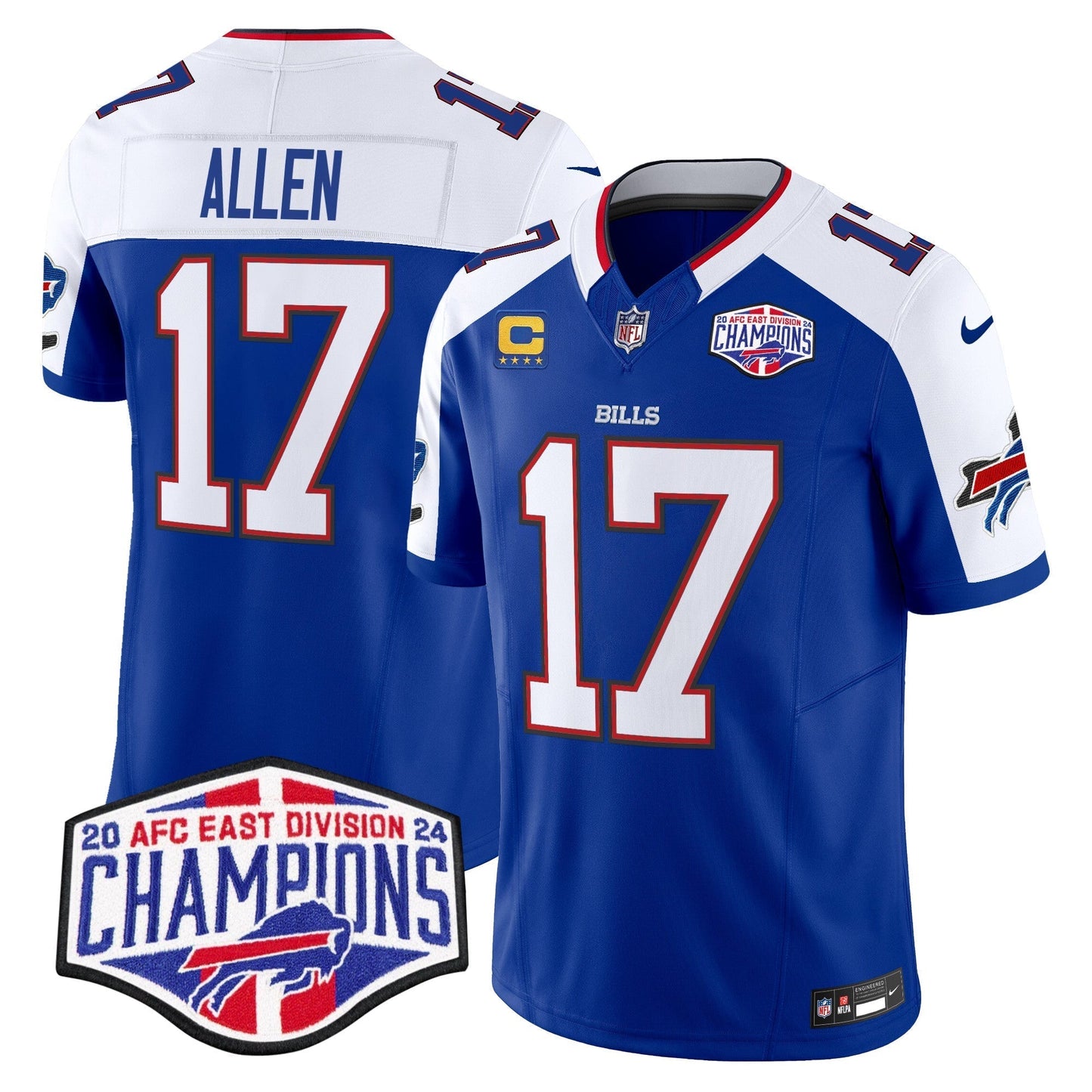 Bills 2024 AFC East Division Champions Vapor Limited Jersey - All Stitched-DTD