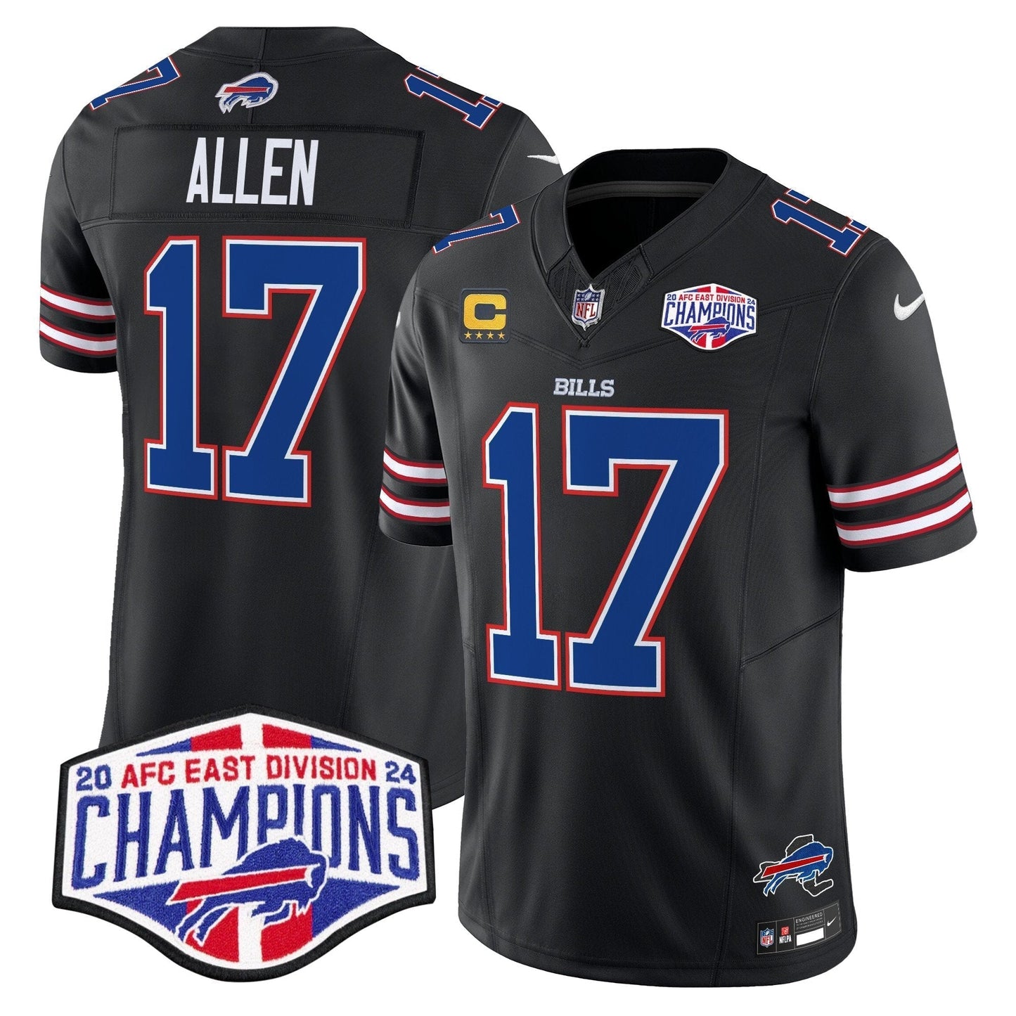 Bills 2024 AFC East Division Champions Vapor Limited Jersey - All Stitched-DTD