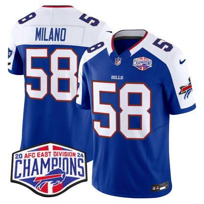 Bills 2024 AFC East Division Champions Vapor Limited Jersey - All Stitched-DTD