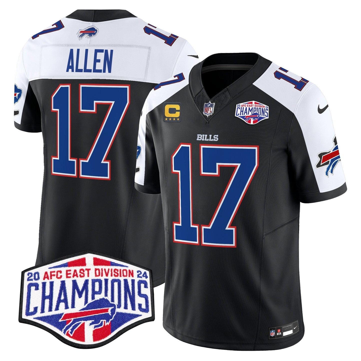 Bills 2024 AFC East Division Champions Vapor Limited Jersey - All Stitched-DTD