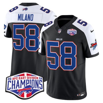 Bills 2024 AFC East Division Champions Vapor Limited Jersey - All Stitched-DTD