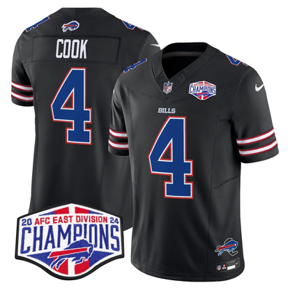 Bills 2024 AFC East Division Champions Vapor Limited Jersey - All Stitched-DTD