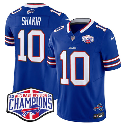 Bills 2024 AFC East Division Champions Vapor Limited Jersey - All Stitched-DTD
