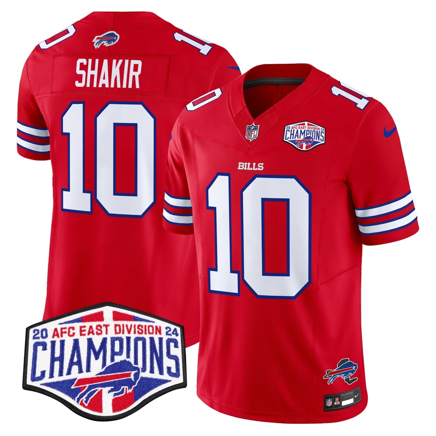 Bills 2024 AFC East Division Champions Vapor Limited Jersey - All Stitched-DTD