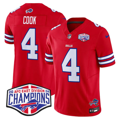 Bills 2024 AFC East Division Champions Vapor Limited Jersey - All Stitched-DTD