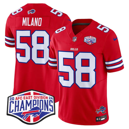 Bills 2024 AFC East Division Champions Vapor Limited Jersey - All Stitched-DTD