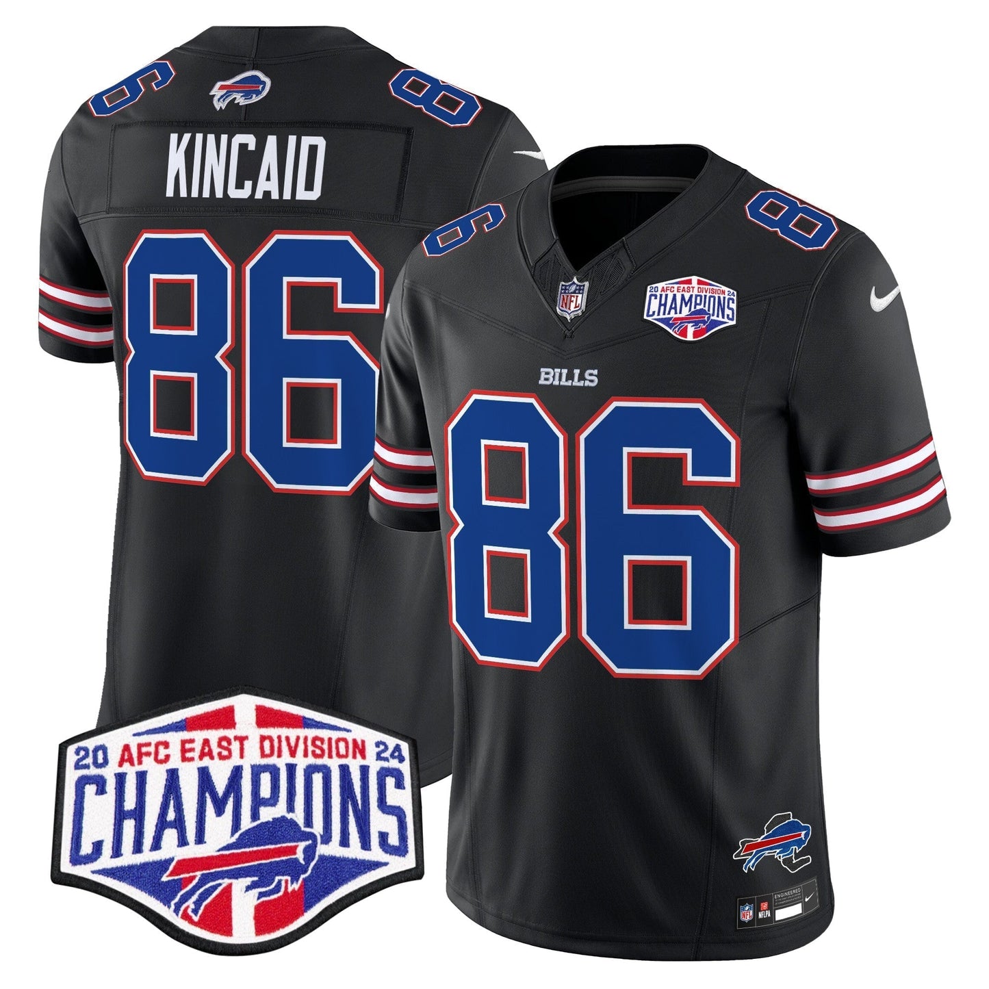 Bills 2024 AFC East Division Champions Vapor Limited Jersey - All Stitched-DTD