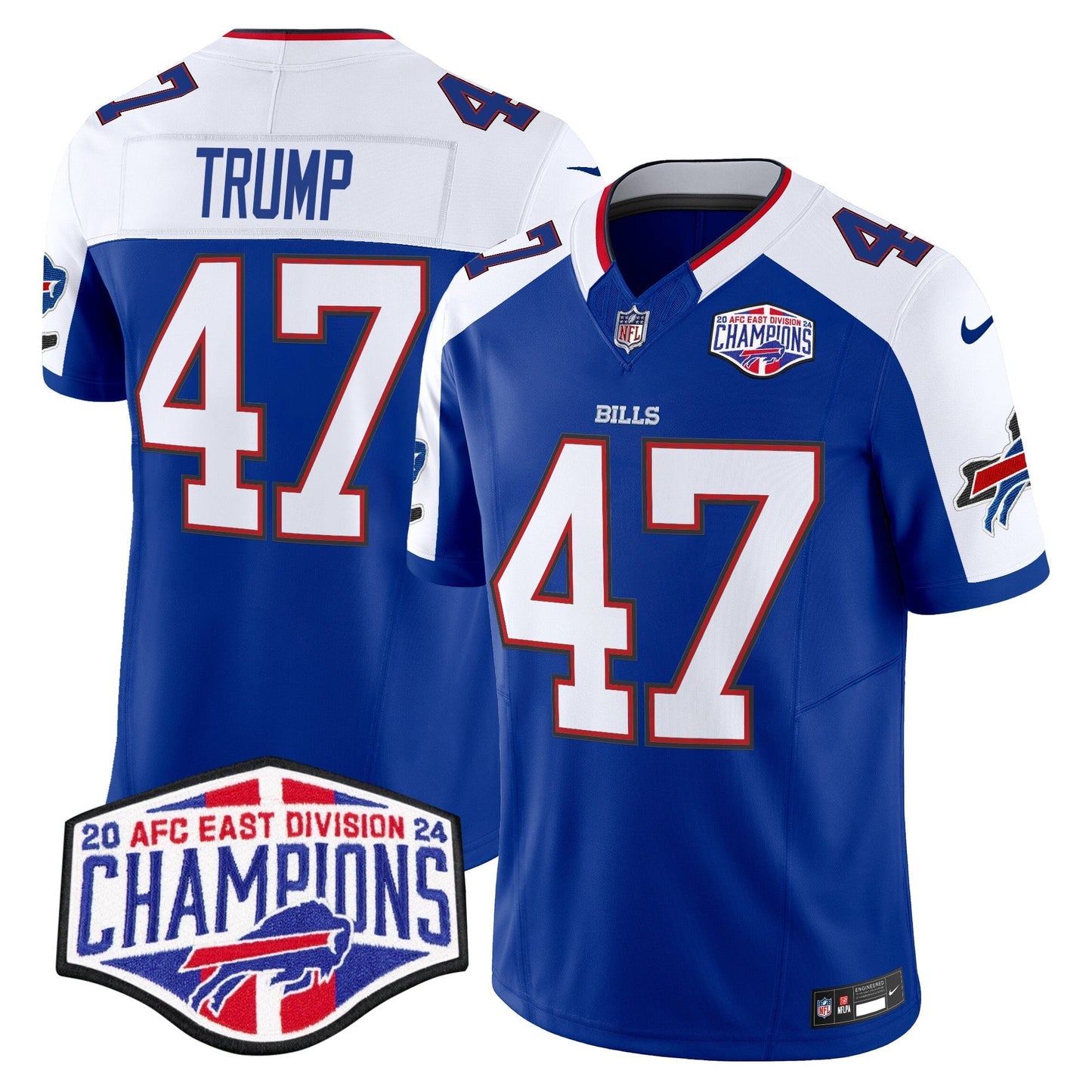 Bills 2024 AFC East Division Champions Vapor Limited Jersey - All Stitched-DTD