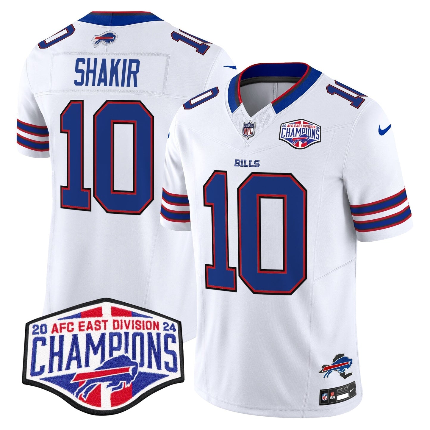 Bills 2024 AFC East Division Champions Vapor Limited Jersey - All Stitched-DTD