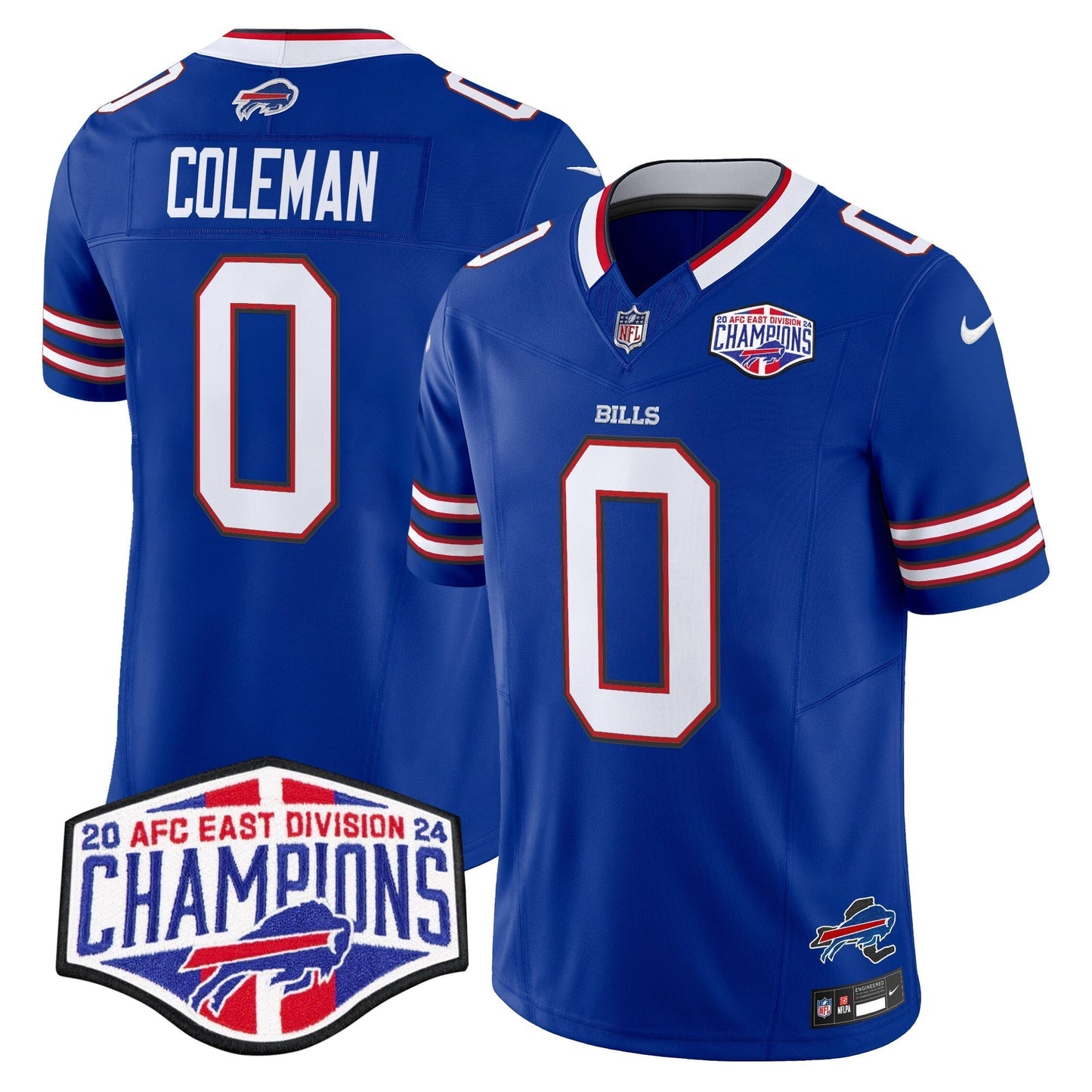 Bills 2024 AFC East Division Champions Vapor Limited Jersey - All Stitched-DTD