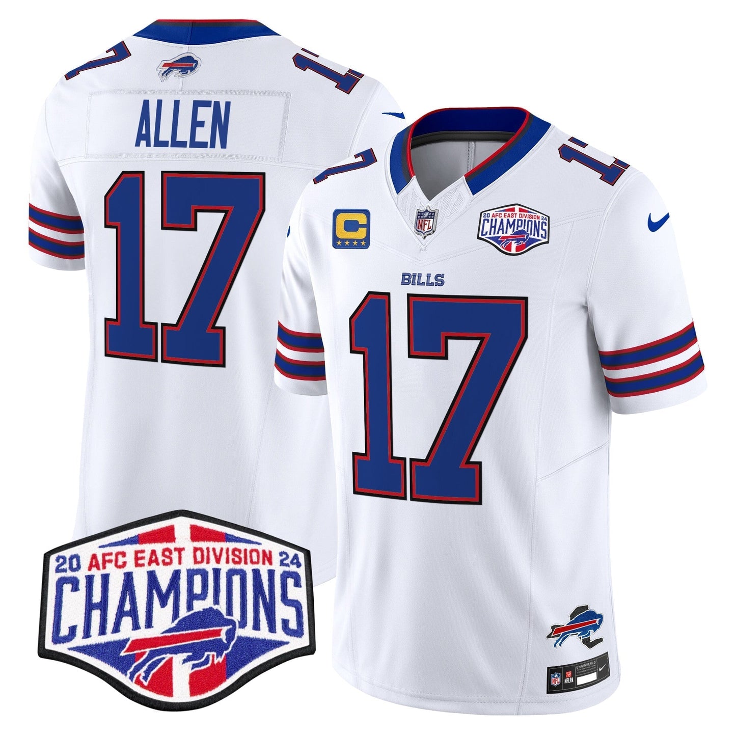 Bills 2024 AFC East Division Champions Vapor Limited Jersey - All Stitched-DTD