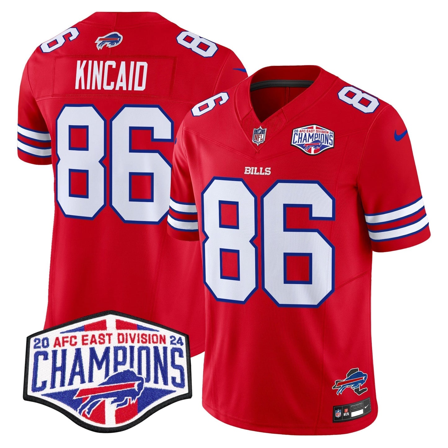 Bills 2024 AFC East Division Champions Vapor Limited Jersey - All Stitched-DTD