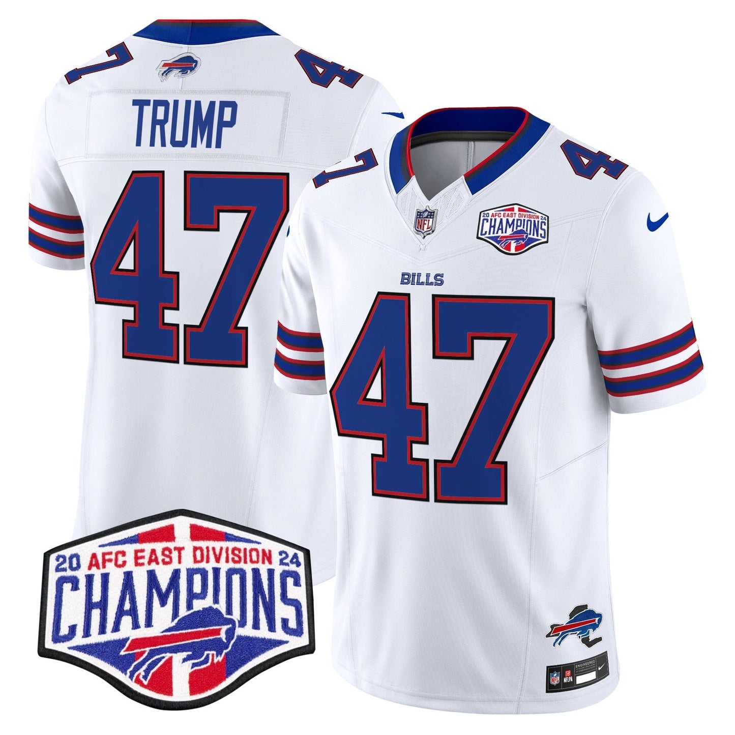 Bills 2024 AFC East Division Champions Vapor Limited Jersey - All Stitched-DTD