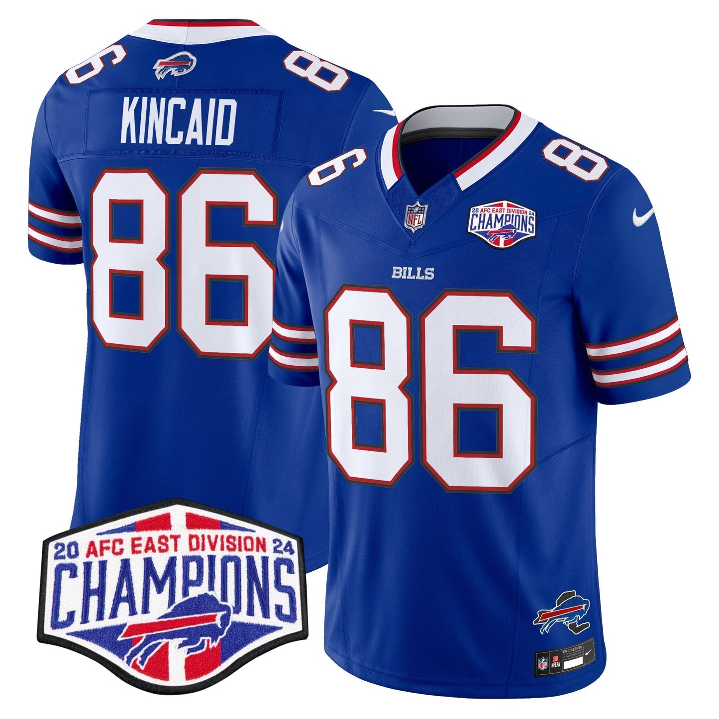 Bills 2024 AFC East Division Champions Vapor Limited Jersey - All Stitched-DTD