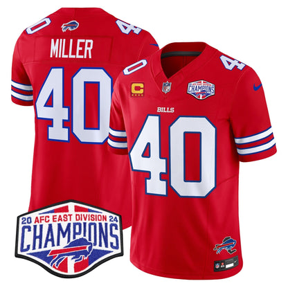Bills 2024 AFC East Division Champions Vapor Limited Jersey - All Stitched-DTD