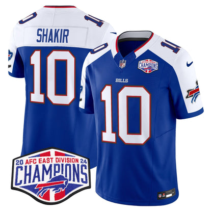 Bills 2024 AFC East Division Champions Vapor Limited Jersey - All Stitched-DTD