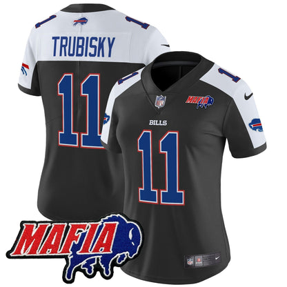 Women's BUF 2024 Bills Mafia Patch Vapor Limited Jersey - All Stitched-DTD