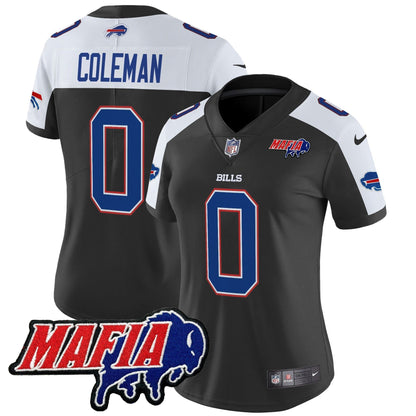 Women's BUF 2024 Bills Mafia Patch Vapor Limited Jersey - All Stitched-DTD
