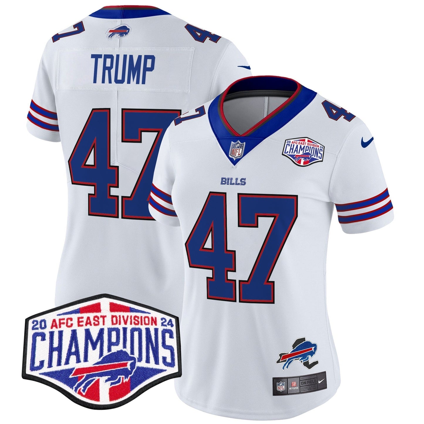 Women's Bills 2024 AFC East Division Champions Vapor Limited Jersey - All Stitched-DTD