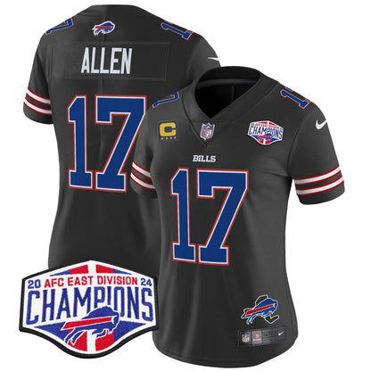 Women's Bills 2024 AFC East Division Champions Vapor Limited Jersey - All Stitched-DTD