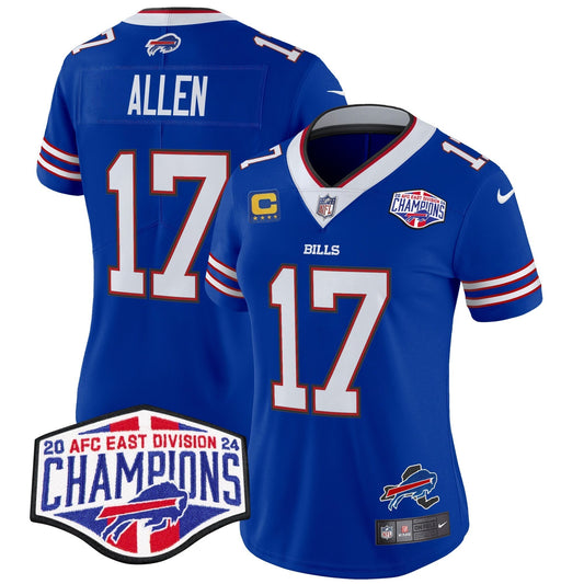 Women's Bills 2024 AFC East Division Champions Vapor Limited Jersey - All Stitched-DTD