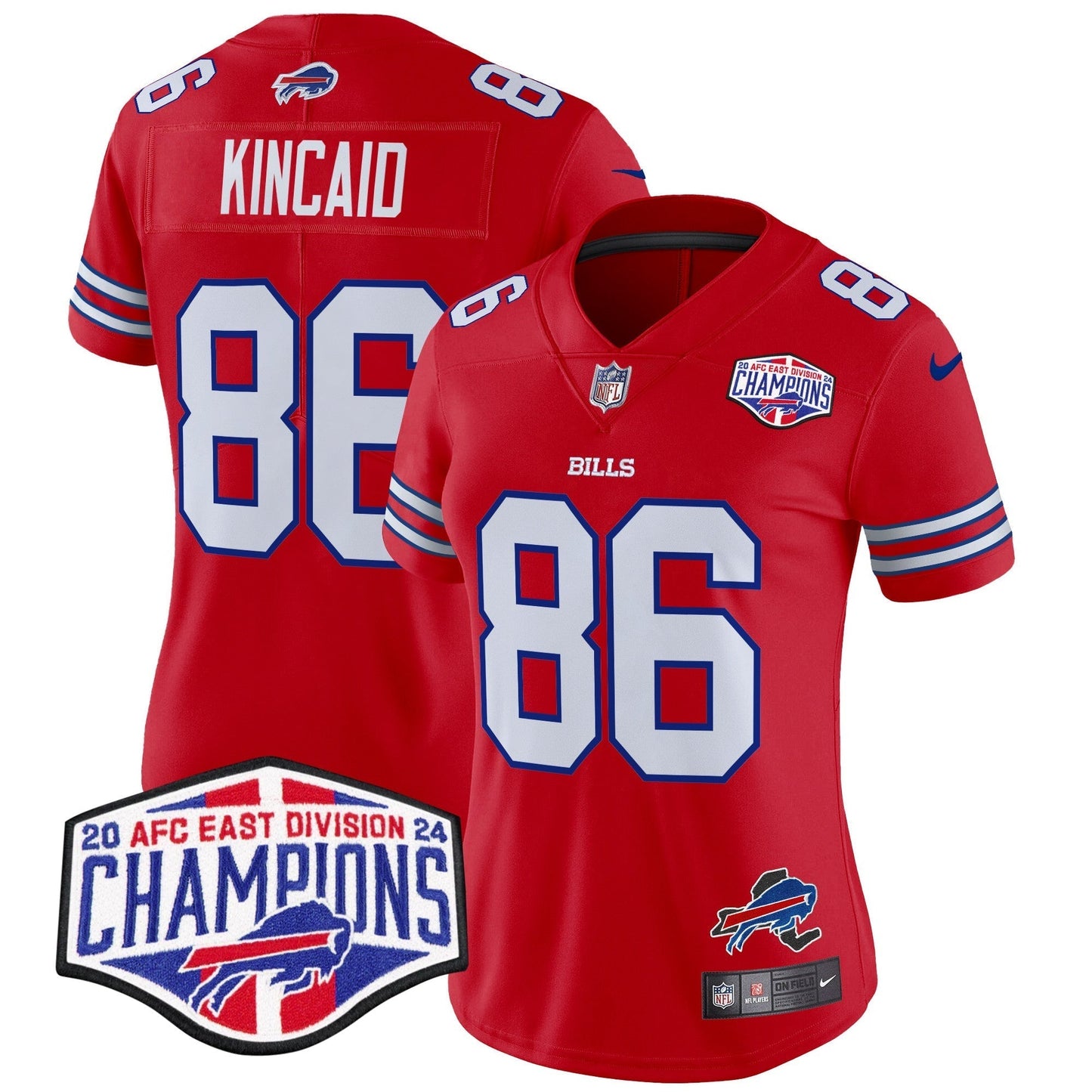 Women's Bills 2024 AFC East Division Champions Vapor Limited Jersey - All Stitched-DTD