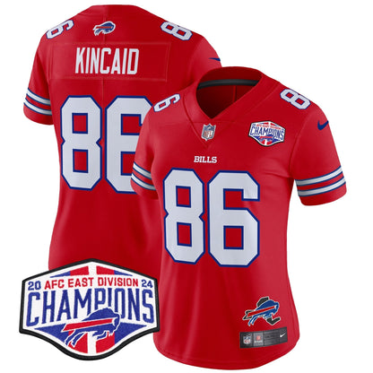 Women's Bills 2024 AFC East Division Champions Vapor Limited Jersey - All Stitched-DTD