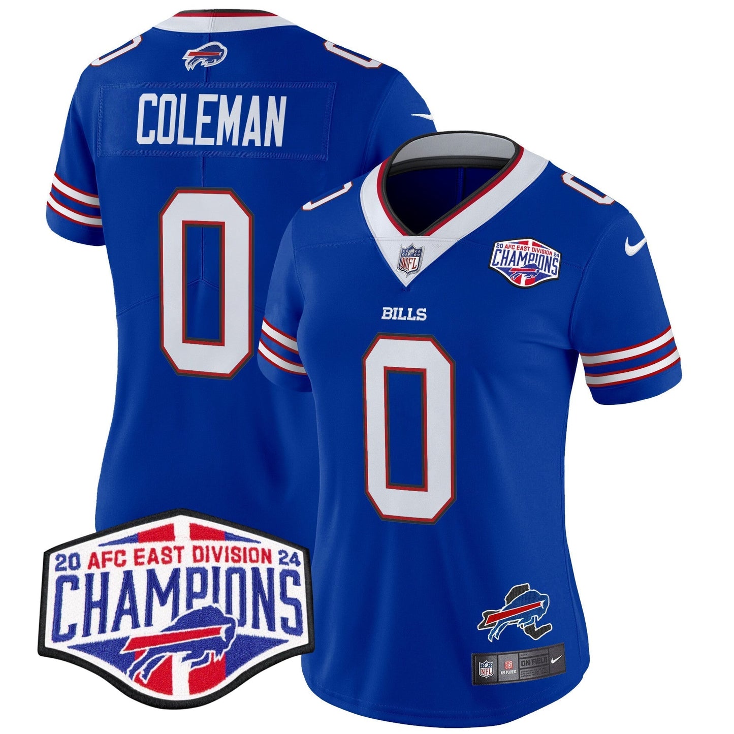 Women's Bills 2024 AFC East Division Champions Vapor Limited Jersey - All Stitched-DTD