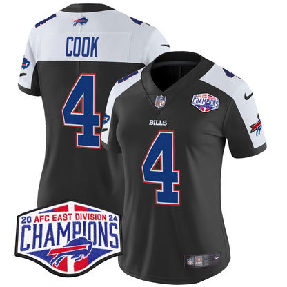 Women's Bills 2024 AFC East Division Champions Vapor Limited Jersey - All Stitched-DTD