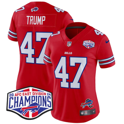 Women's Bills 2024 AFC East Division Champions Vapor Limited Jersey - All Stitched-DTD