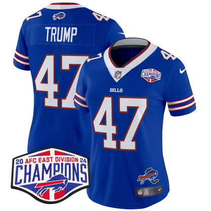 Women's Bills 2024 AFC East Division Champions Vapor Limited Jersey - All Stitched-DTD