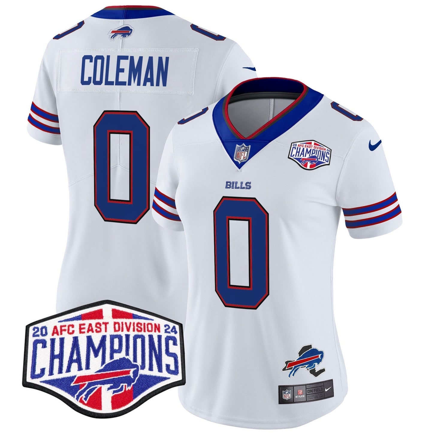 Women's Bills 2024 AFC East Division Champions Vapor Limited Jersey - All Stitched-DTD
