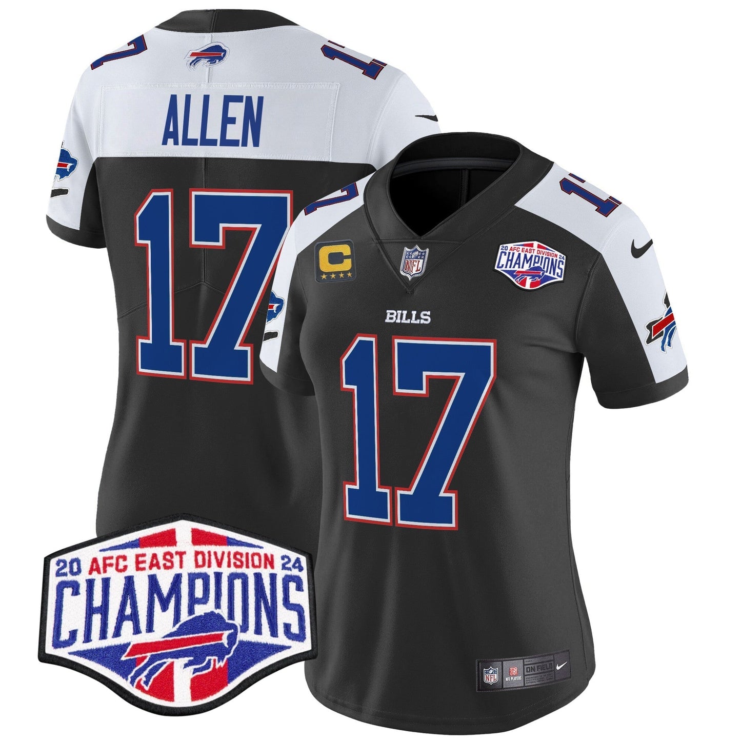 Women's Bills 2024 AFC East Division Champions Vapor Limited Jersey - All Stitched-DTD