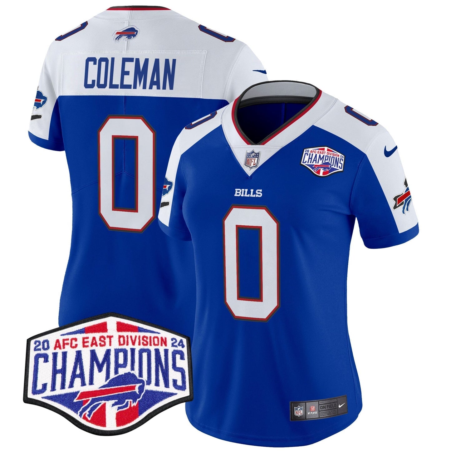 Women's Bills 2024 AFC East Division Champions Vapor Limited Jersey - All Stitched-DTD