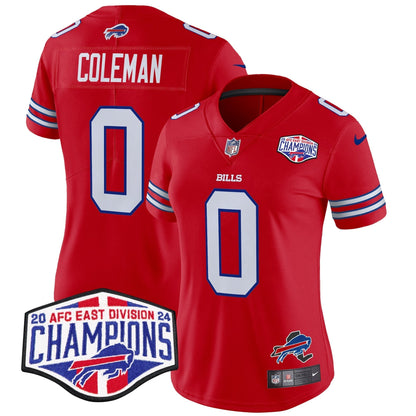 Women's Bills 2024 AFC East Division Champions Vapor Limited Jersey - All Stitched-DTD