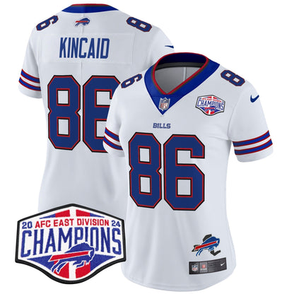 Women's Bills 2024 AFC East Division Champions Vapor Limited Jersey - All Stitched-DTD