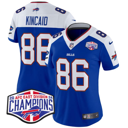 Women's Bills 2024 AFC East Division Champions Vapor Limited Jersey - All Stitched-DTD