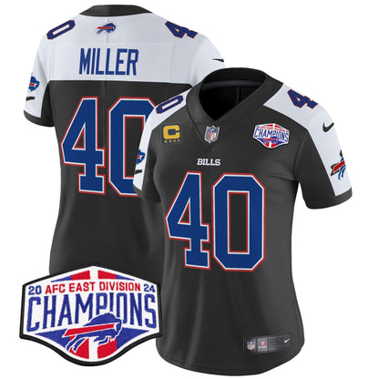 Women's Bills 2024 AFC East Division Champions Vapor Limited Jersey - All Stitched-DTD