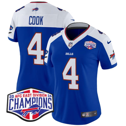 Women's Bills 2024 AFC East Division Champions Vapor Limited Jersey - All Stitched-DTD