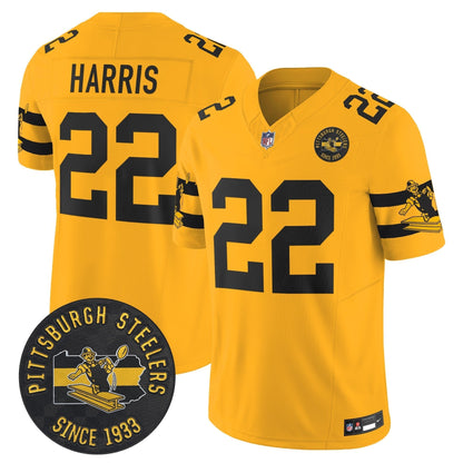PIT Throwback 1933 Patch Vapor Limited Jersey - All Stitched-DTD