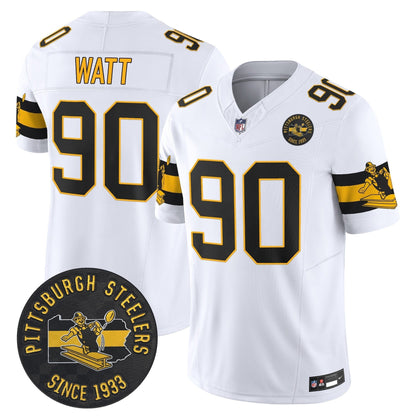 PIT Throwback 1933 Patch Vapor Limited Jersey - All Stitched-DTD