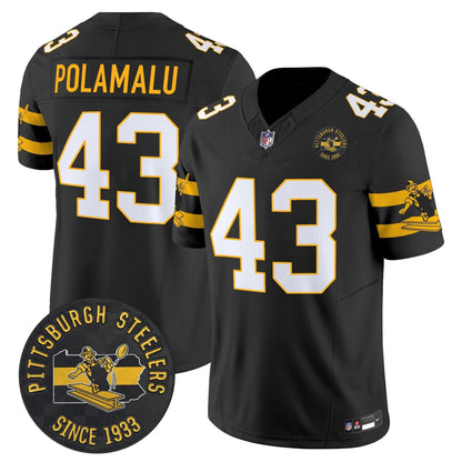 PIT Throwback 1933 Patch Vapor Limited Jersey - All Stitched-DTD