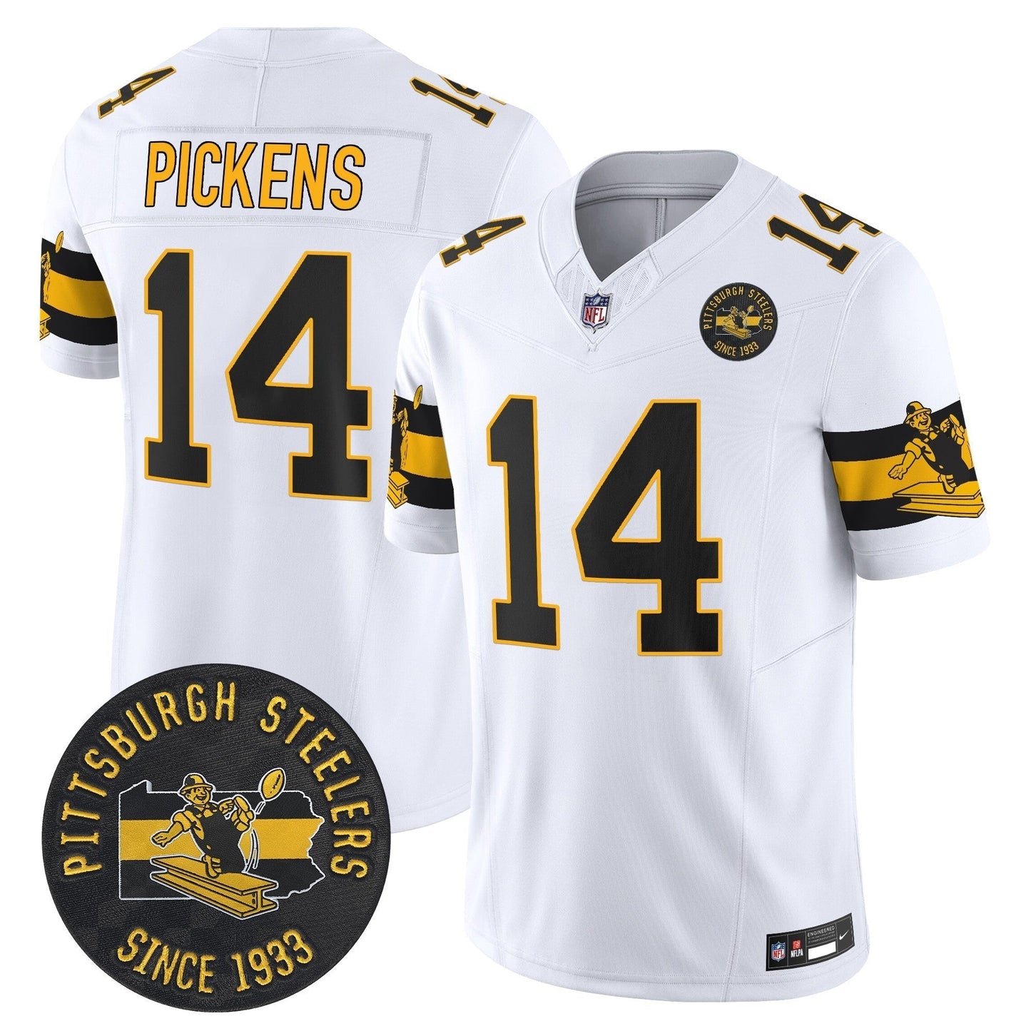 PIT Throwback 1933 Patch Vapor Limited Jersey - All Stitched-DTD