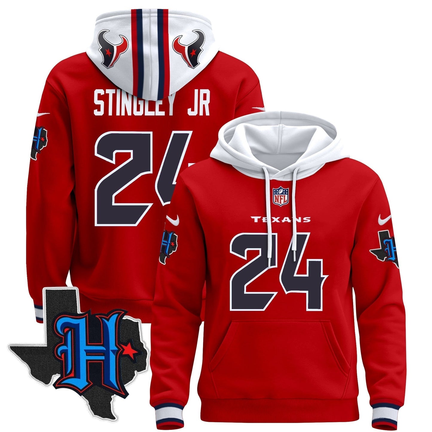 Houston Texans2024 Pullover Hoodie - All Stitched-DTD